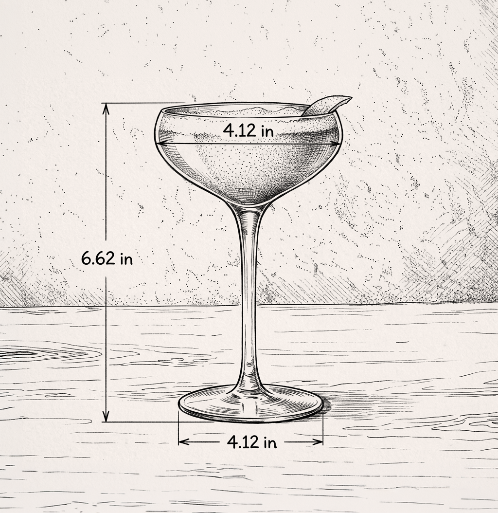 Coupe Cocktail Glasses - Set of 4