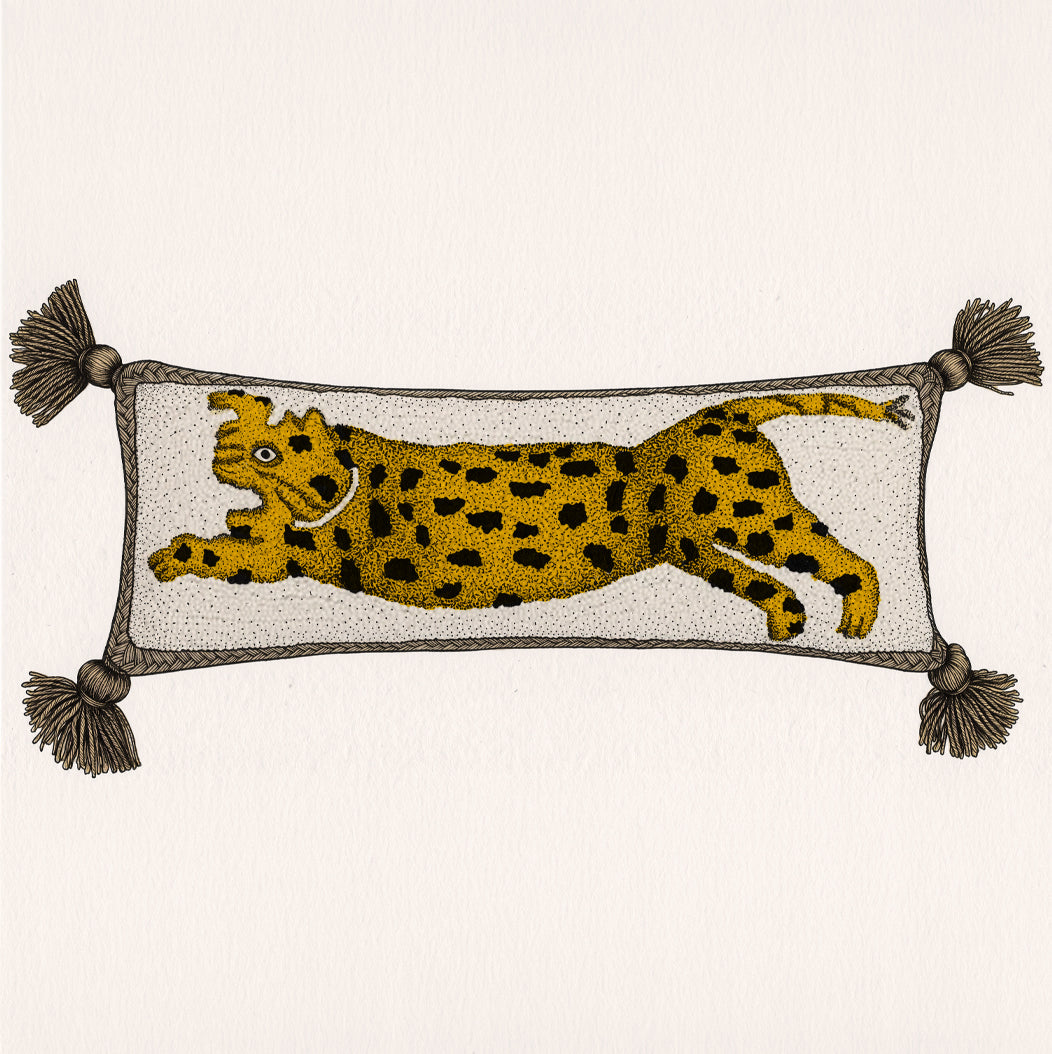 Tassel Lumbar Pillow